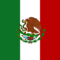 A flag of mexico with the colors red, white and green.