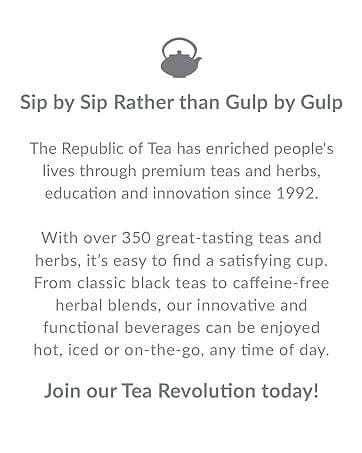 A tea party flyer with the words sip by sip rather than gulp by gulp.