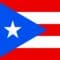 A flag of puerto rico with the star on it.