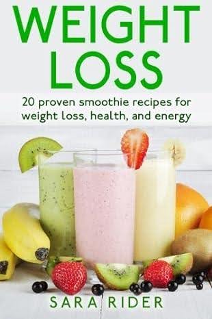 A book cover with three smoothies in front of fruit.